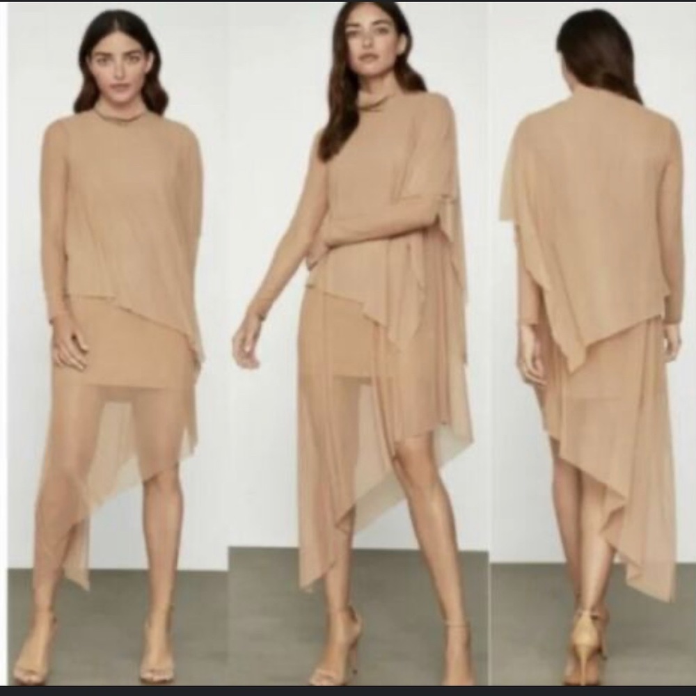 Nwt Bcbg Maxazria Boho Flowy Asymmetrical Turtlen… - image 2